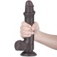 Dildo Negro Sliding Dual Density Lovetoy 9''