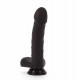 Dildo Negro de Silicona X-Men 8.5''