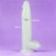 Dildo Grande Lumino Play 10''
