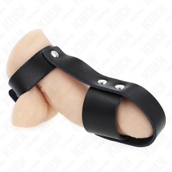 Anillo Jaula Pene de Cuero Kink