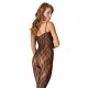 Body Floral con Escote Abierto