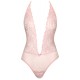 Body con Encaje y Tul Rosa S/M