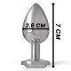 Plug de Metal Intense S Plata