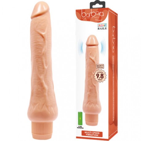 Vibrador Barbara Grande 25cm.