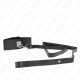 Collar Ancho con Correa de Cuero