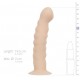 Strap-On Silicona Relieve Flesh