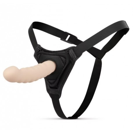 Strap-On Silicona Relieve Flesh