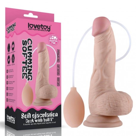 Dildo Eyaculador Cumming Softee 8''
