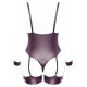 Body Bondage Lila Pecho Abierto Cottelli XL