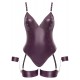 Body Bondage Lila Pecho Abierto Cottelli XL