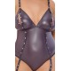 Body Bondage Lila Pecho Abierto Cottelli XL