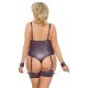 Body Bondage Lila Pecho Abierto Cottelli XL
