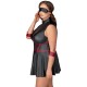 Vestido Bondage con Esposas y Antifaz Cottelli XL