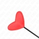 Pala de Corazón Roja Kink