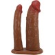 Arnés con Dildo Doble Keaven Mulato