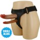 Arnés con Dildo Doble Keaven Mulato