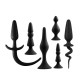 Set de 6 Plugs de Silicona Back Up