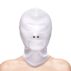 Capucha con Cremallera Mouth Hood Blanca