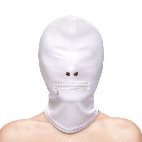 Capucha con Cremallera Mouth Hood Blanca