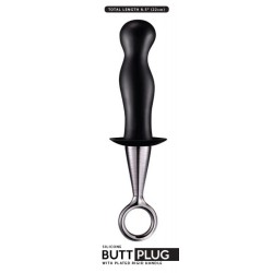 Butt Plug de Silicona y Metal