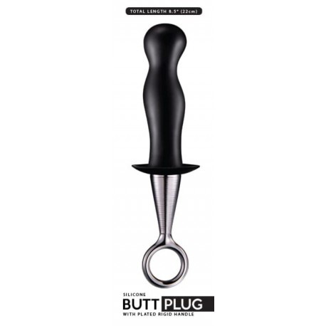Butt Plug de Silicona y Metal