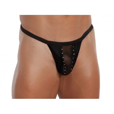 Tanga Semitransparente con Brillantes 4484 Softline