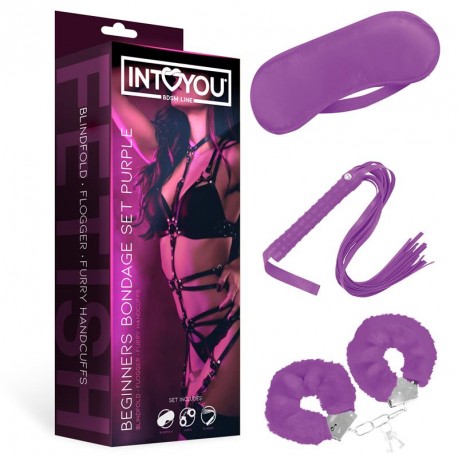 Set Bondage 3 piezas Lila Intoyou BDSM
