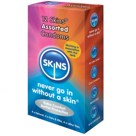 Condones Skins Assorted (12)