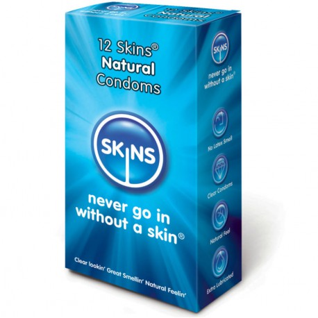 Condón Skins NATURAL (12)
