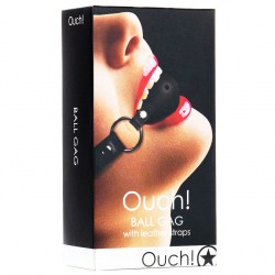 Mordaza transpirable piel - NEGRA